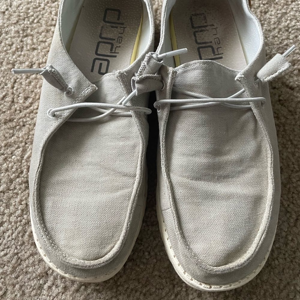 Light Grey Hey Dudes.